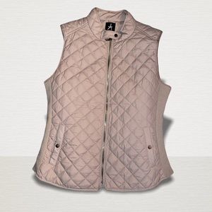 Atmosphere Beige/Tan Light Puffer Vest Size 12